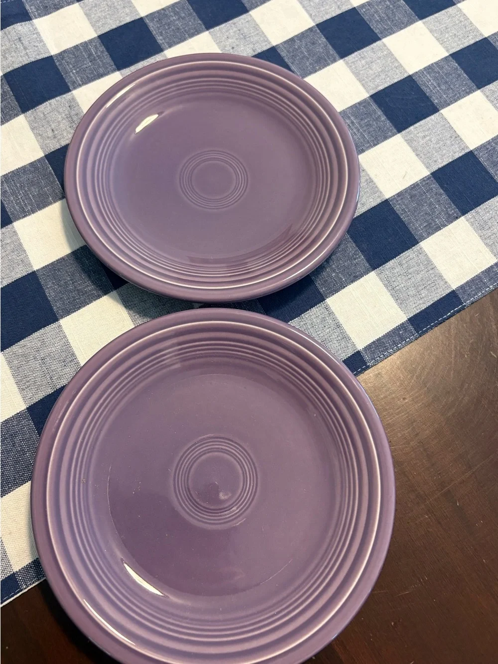 Fiesta, Fiesta-ware salad plates, set of 2, Lilac